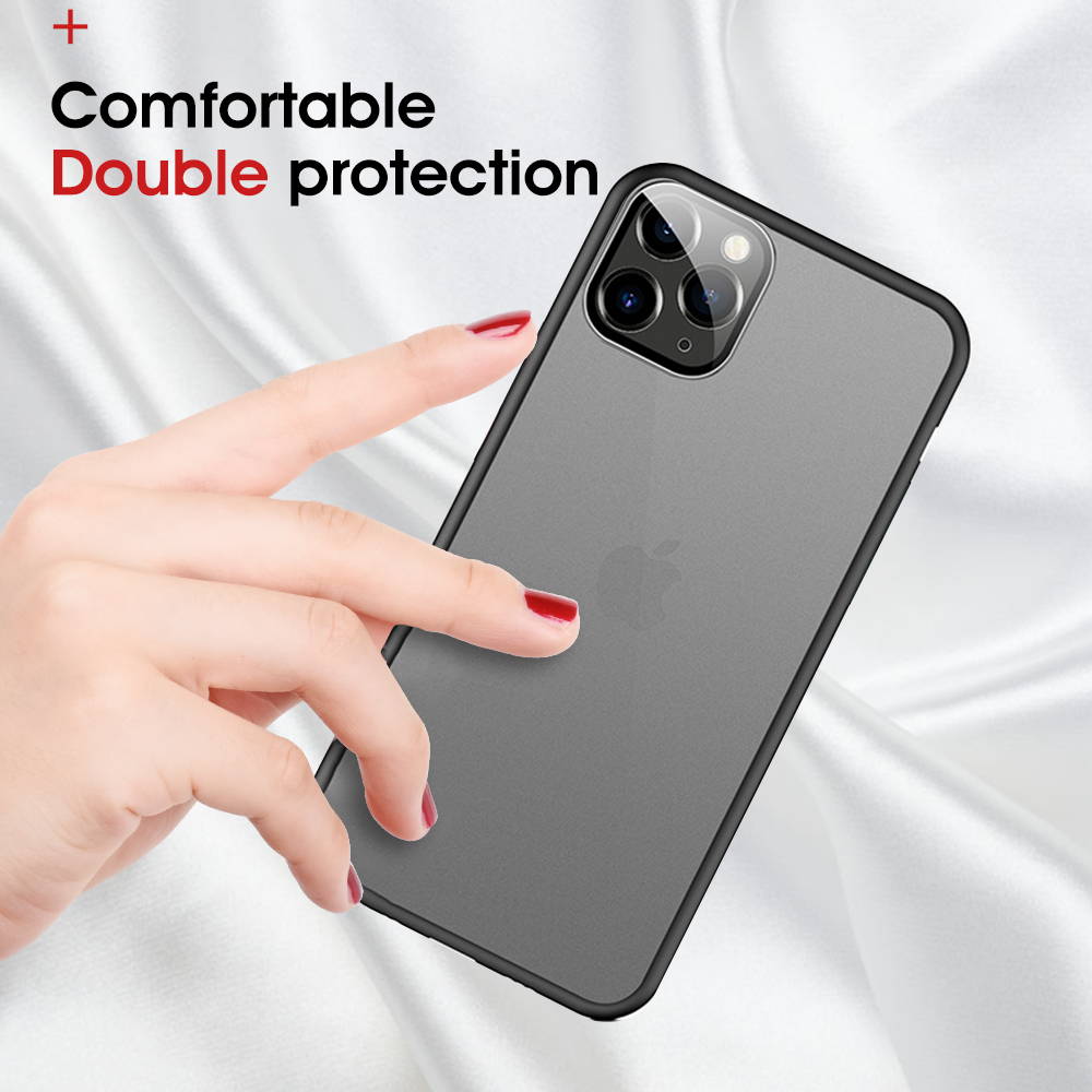 Bakeey-2-in-1-Shockproof-Anti-fingerprint-Matte-Translucent-Hard-Protective-Case-with-Lens-Protector-1640087-6