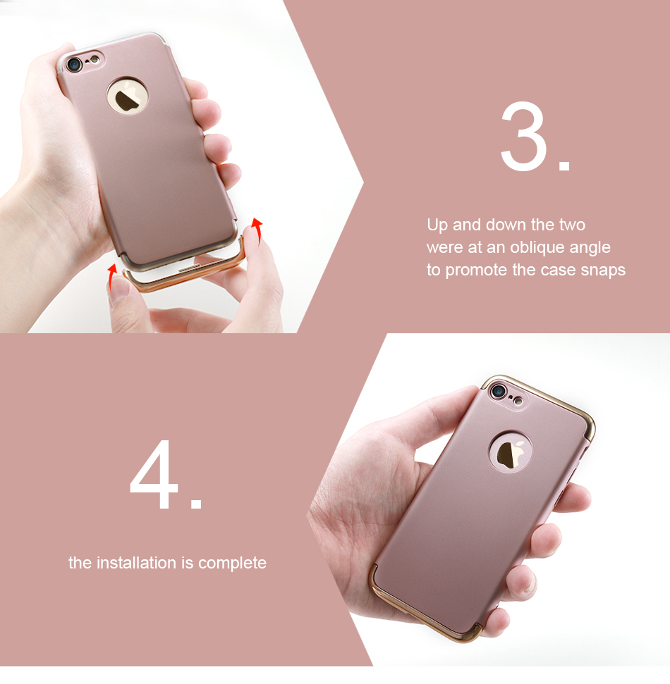 Bakeey-3-In-1-Plating-Anti-Fingerprint-Case-For-iPhone-66s6-Plus6s-Plus-1253899-6