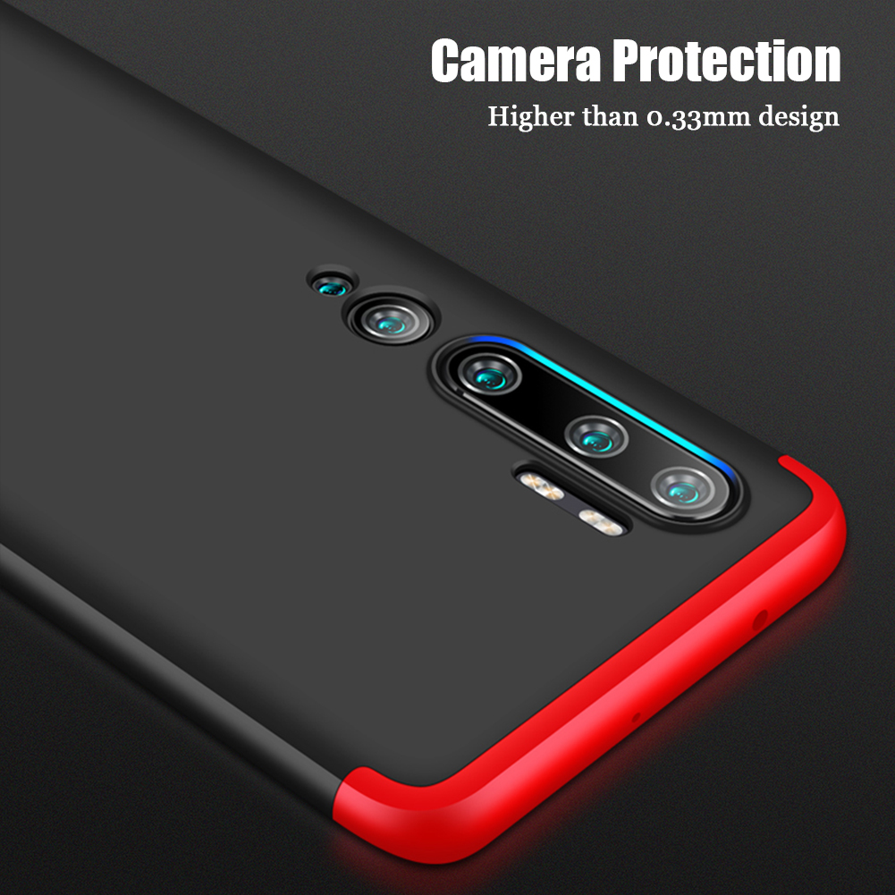 Bakeey-3-in-1-Detachable-Matte-PC-Double-Dip-360deg-Full-Cover-Protective-Case-for-Xiaomi-Mi-Note-10-1614683-5