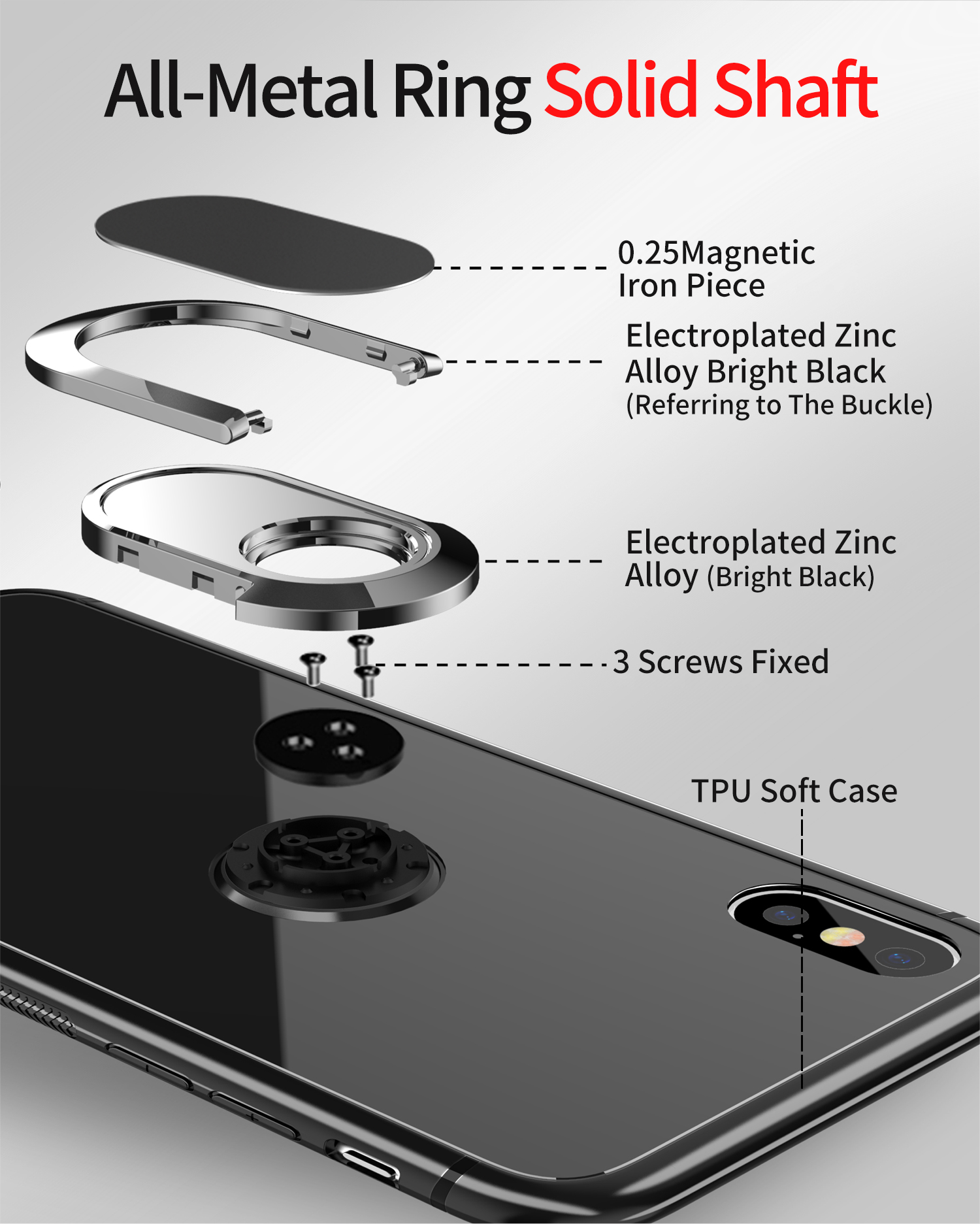 Bakeey-360deg-Rotation-Ring-Kickstand-Magnetic-Glass-Protective-Case-for-iPhone-X-1320685-6