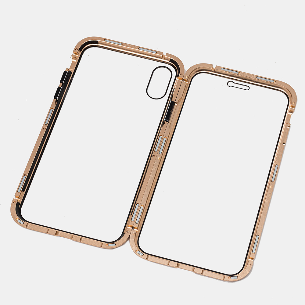 Bakeey-360ordm-Curved-Magnetic-Flip-Double-sided-9H-Tempered-Glass-Metal-Full-Body-Protective-Case-f-1541399-4