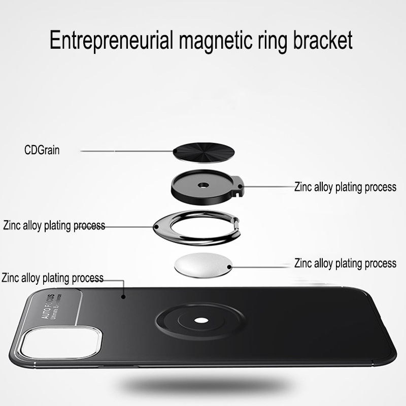 Bakeey-360ordm-Rotating-Magnetic-Ring-Holder-Soft-Silicone-Shockproof-Protective-Case-for-iPhone-11--1570319-5