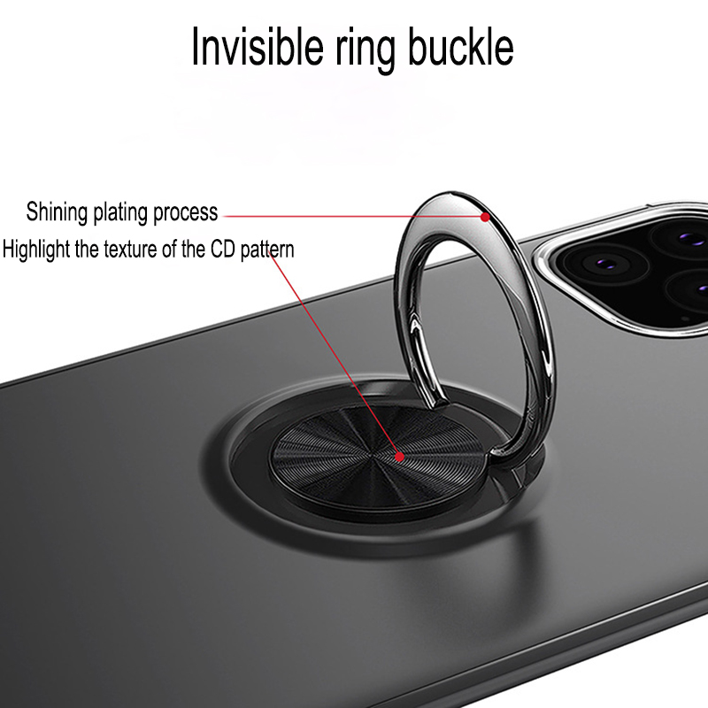 Bakeey-360ordm-Rotating-Magnetic-Ring-Holder-Soft-Silicone-Shockproof-Protective-Case-for-iPhone-11--1570321-3