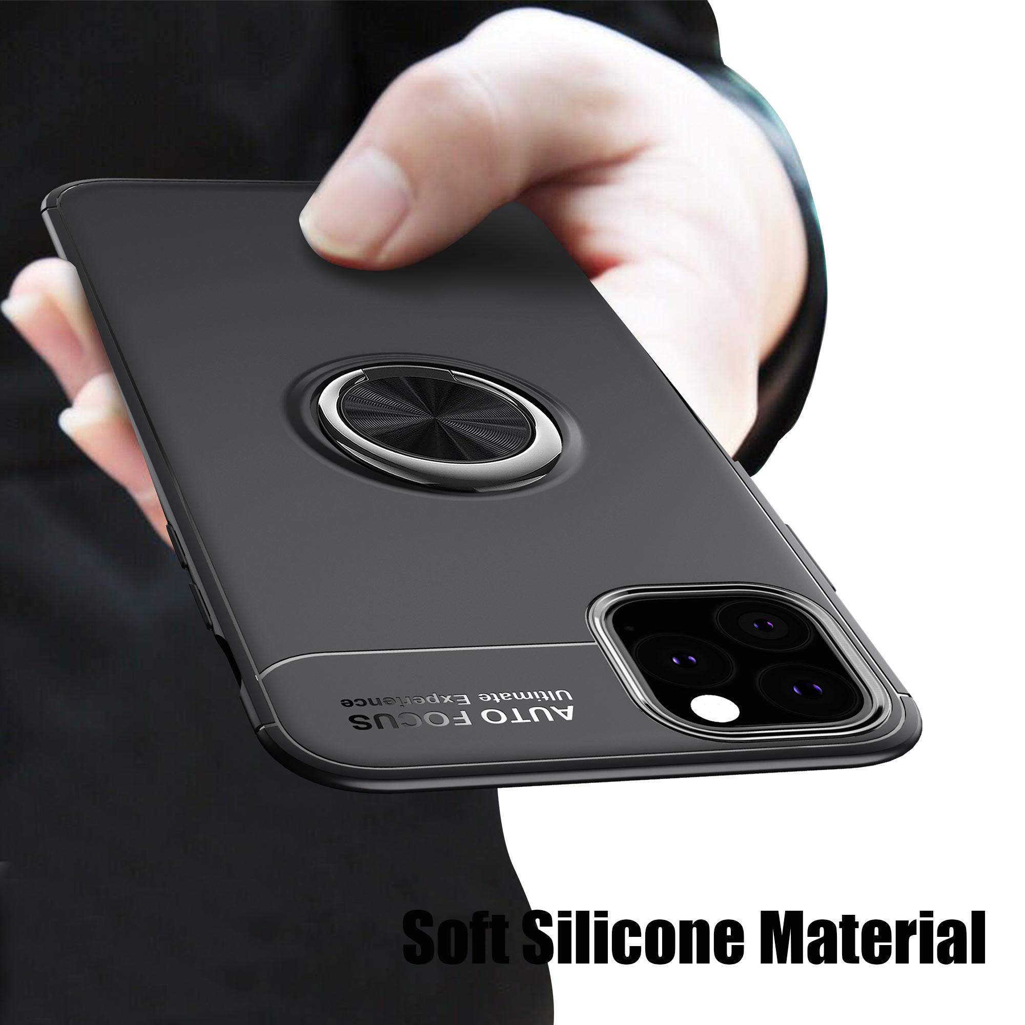 Bakeey-360ordm-Rotating-Magnetic-Ring-Holder-Soft-Silicone-Shockproof-Protective-Case-for-iPhone-11--1570321-6