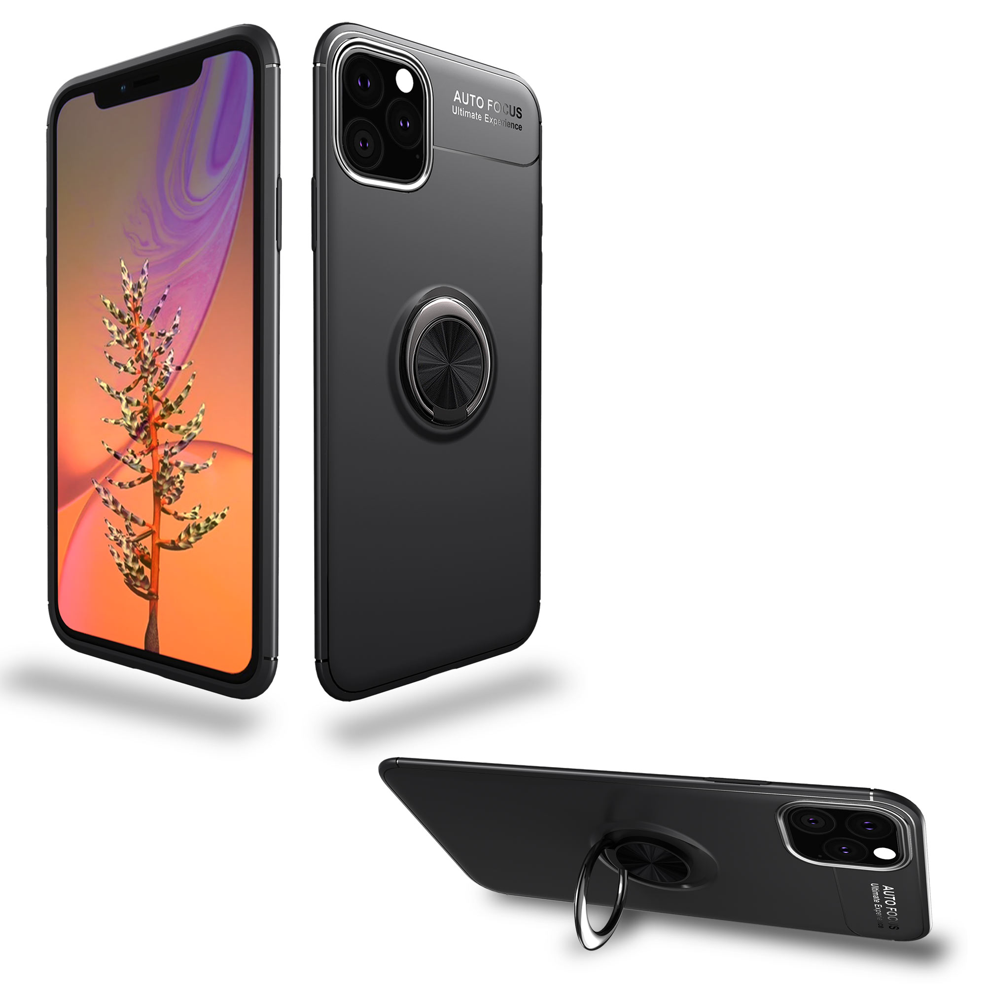 Bakeey-360ordm-Rotating-Magnetic-Ring-Holder-Soft-Silicone-Shockproof-Protective-Case-for-iPhone-11--1570321-7