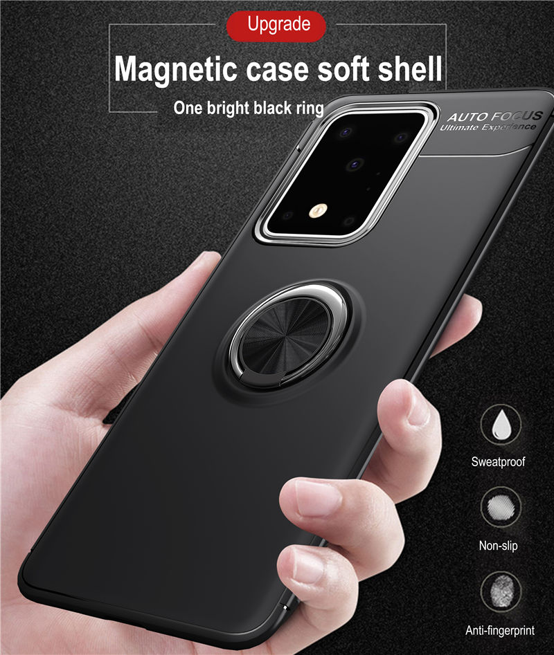 Bakeey-360ordm-Rotating-Magnetic-Ring-Holder-Soft-TPU-Shockproof-Protective-Case-for-Samsung-Galaxy--1628056-2