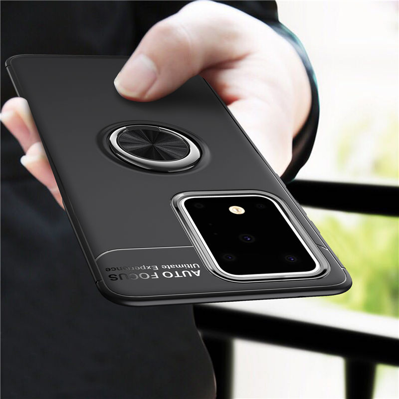 Bakeey-360ordm-Rotating-Magnetic-Ring-Holder-Soft-TPU-Shockproof-Protective-Case-for-Samsung-Galaxy--1628056-11