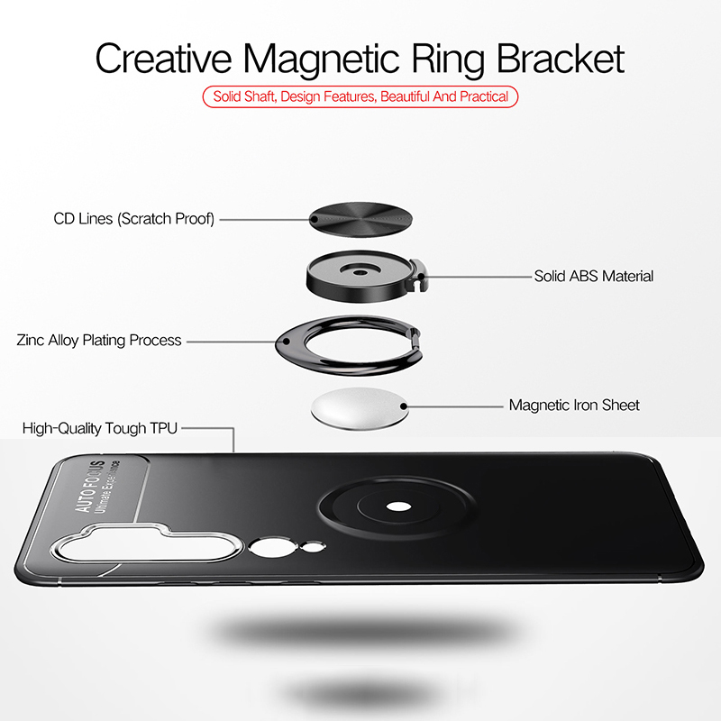 Bakeey-360ordm-Rotating-Magnetic-Ring-Holder-Soft-TPU-Shockproof-Protective-Case-for-Xiaomi-Mi-Note--1612275-2