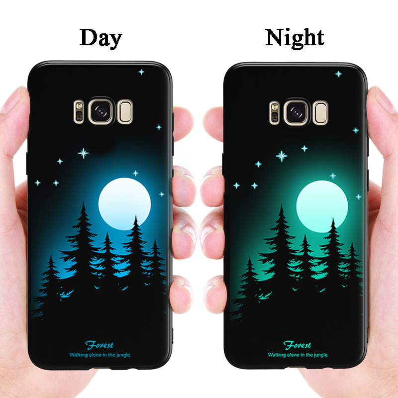 Bakeey-3D-Night-Luminous-Protective-Case-For-Samsung-Galaxy-S8-Plus-1296055-2