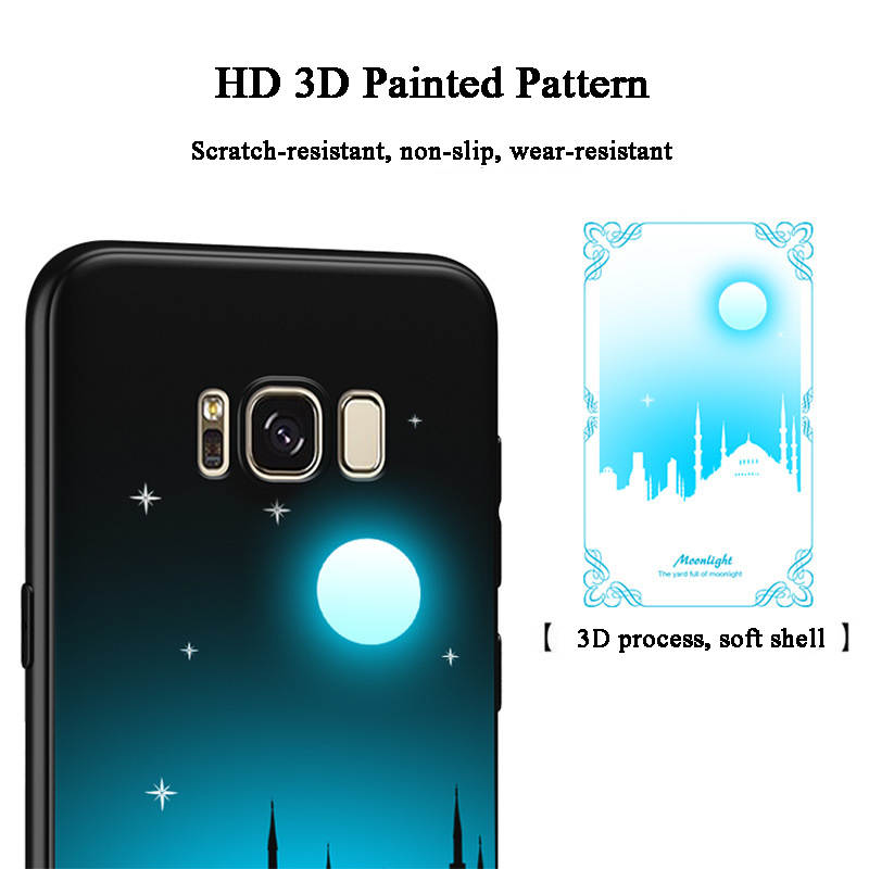 Bakeey-3D-Night-Luminous-Protective-Case-For-Samsung-Galaxy-S8-Plus-1296055-4