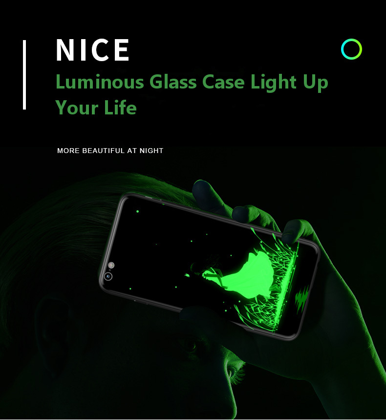 Bakeey-3D-Night-Luminous-Tempered-Glass-Protective-Case-for-iPhone-66s-1311664-4