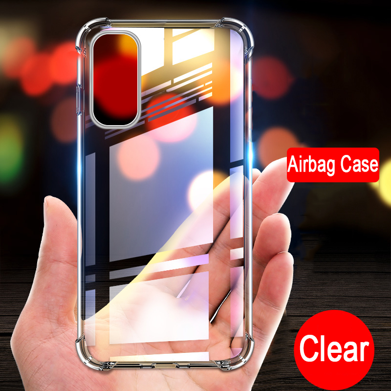 Bakeey-Air-Bag-Transparent-Non-Yellow-Soft-TPU-Shockproof-Protective-Case-for-Samsung-Galaxy-Note-10-1686720-3