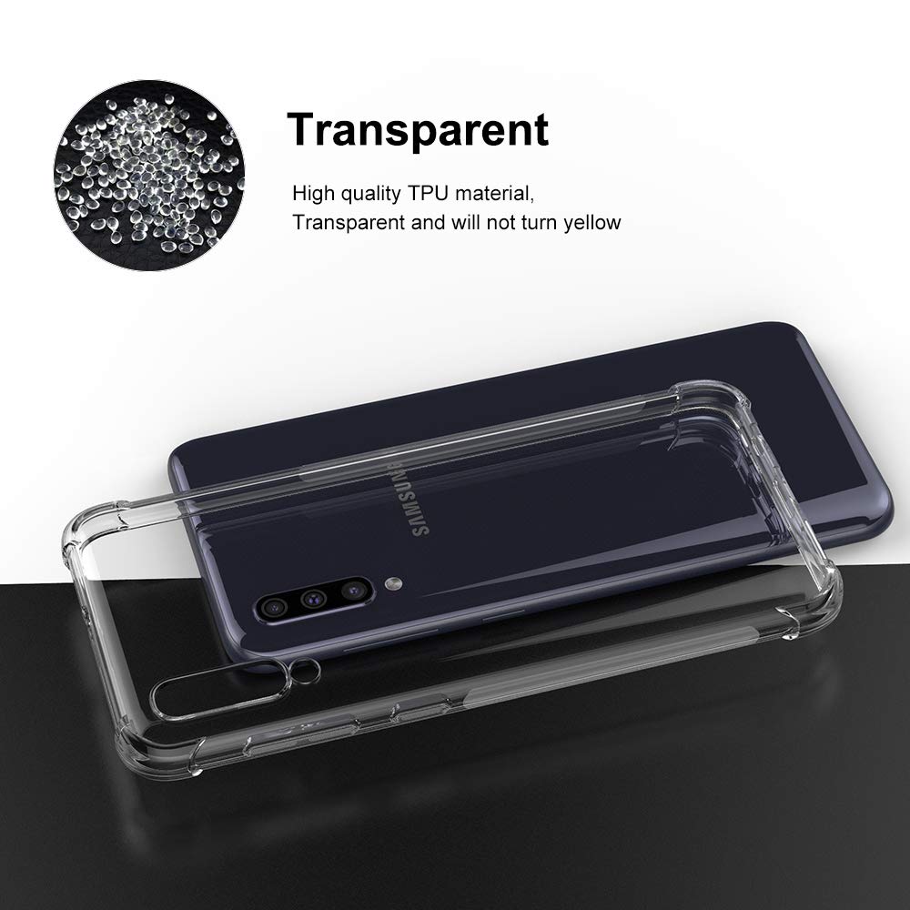 Bakeey-Air-Cushion-Corner-Transparent-TPU-Shockproof-Protective-Case-for-Samsung-Galaxy-A50-2019-1498201-2