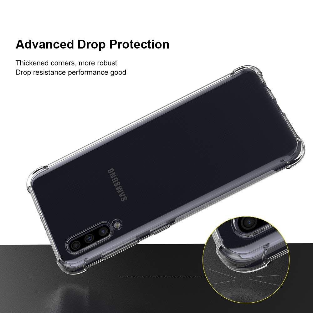 Bakeey-Air-Cushion-Corner-Transparent-TPU-Shockproof-Protective-Case-for-Samsung-Galaxy-A50-2019-1498201-4
