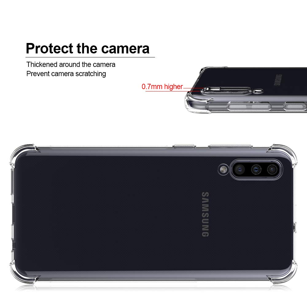 Bakeey-Air-Cushion-Corner-Transparent-TPU-Shockproof-Protective-Case-for-Samsung-Galaxy-A50-2019-1498201-5