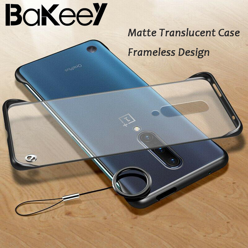 Bakeey-Anti-Fingerprint-Anti-Scratch-Ultra-Thin-Frameless-Matte-Translucent-Hard-PC-Protective-Case--1737441-1