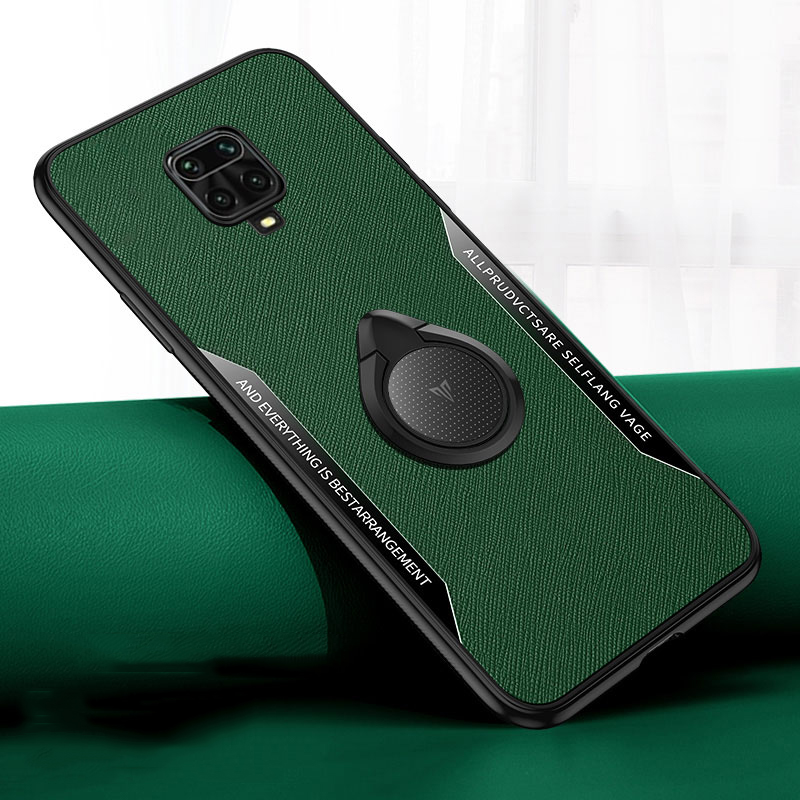 Bakeey-Anti-Fingerprint-Anti-Slip-Magnetic-Adsorption-with-Finger-Ring-Holder-Stand-TPU-Protective-C-1734419-20