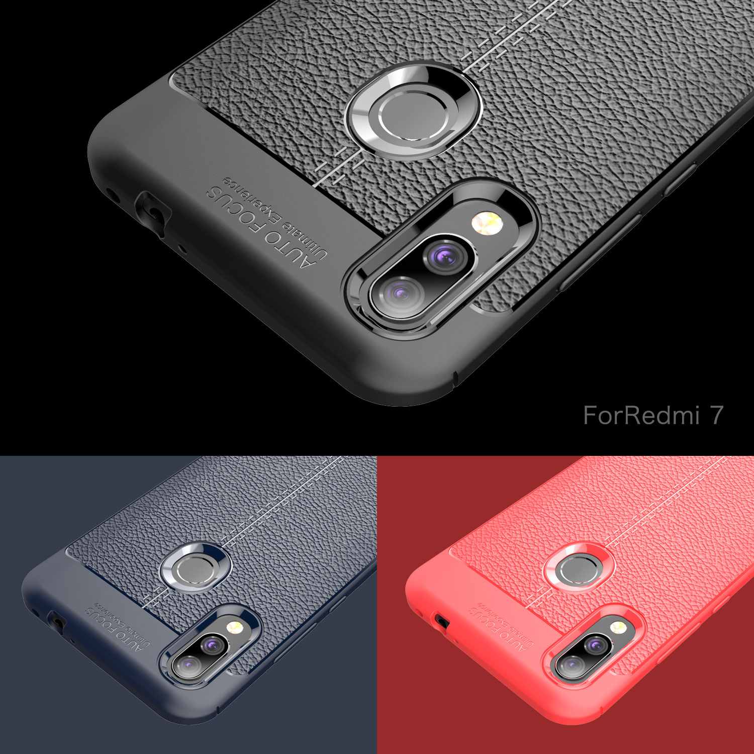 Bakeey-Anti-fingerprint-Litchi-Silicone-Soft-Protective-Case-for-Xiaomi-Redmi-7-Redmi-Y3-Non-origina-1470210-2