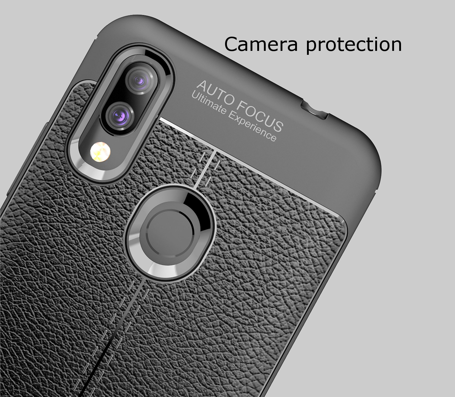 Bakeey-Anti-fingerprint-Litchi-Silicone-Soft-Protective-Case-for-Xiaomi-Redmi-7-Redmi-Y3-Non-origina-1470210-5