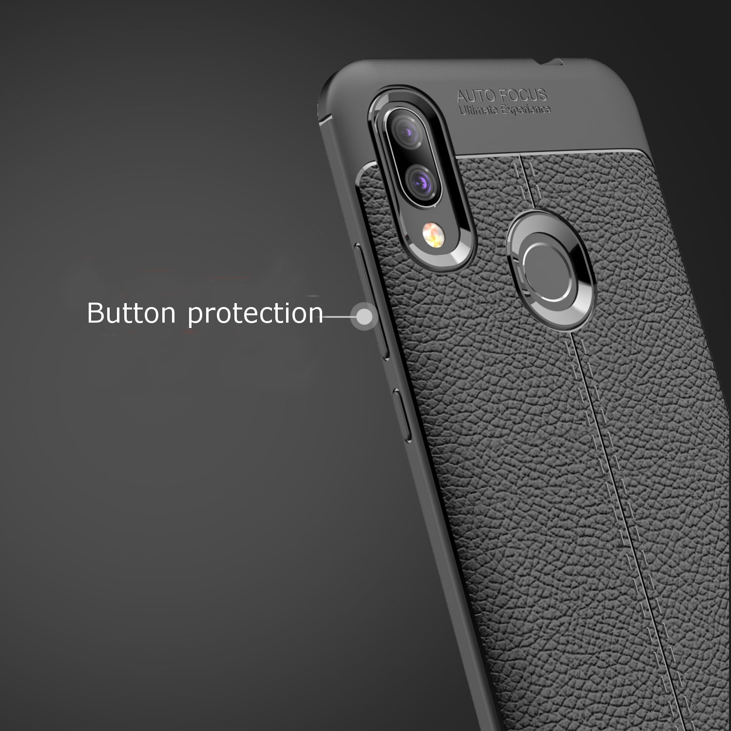 Bakeey-Anti-fingerprint-Litchi-Silicone-Soft-Protective-Case-for-Xiaomi-Redmi-7-Redmi-Y3-Non-origina-1470210-7