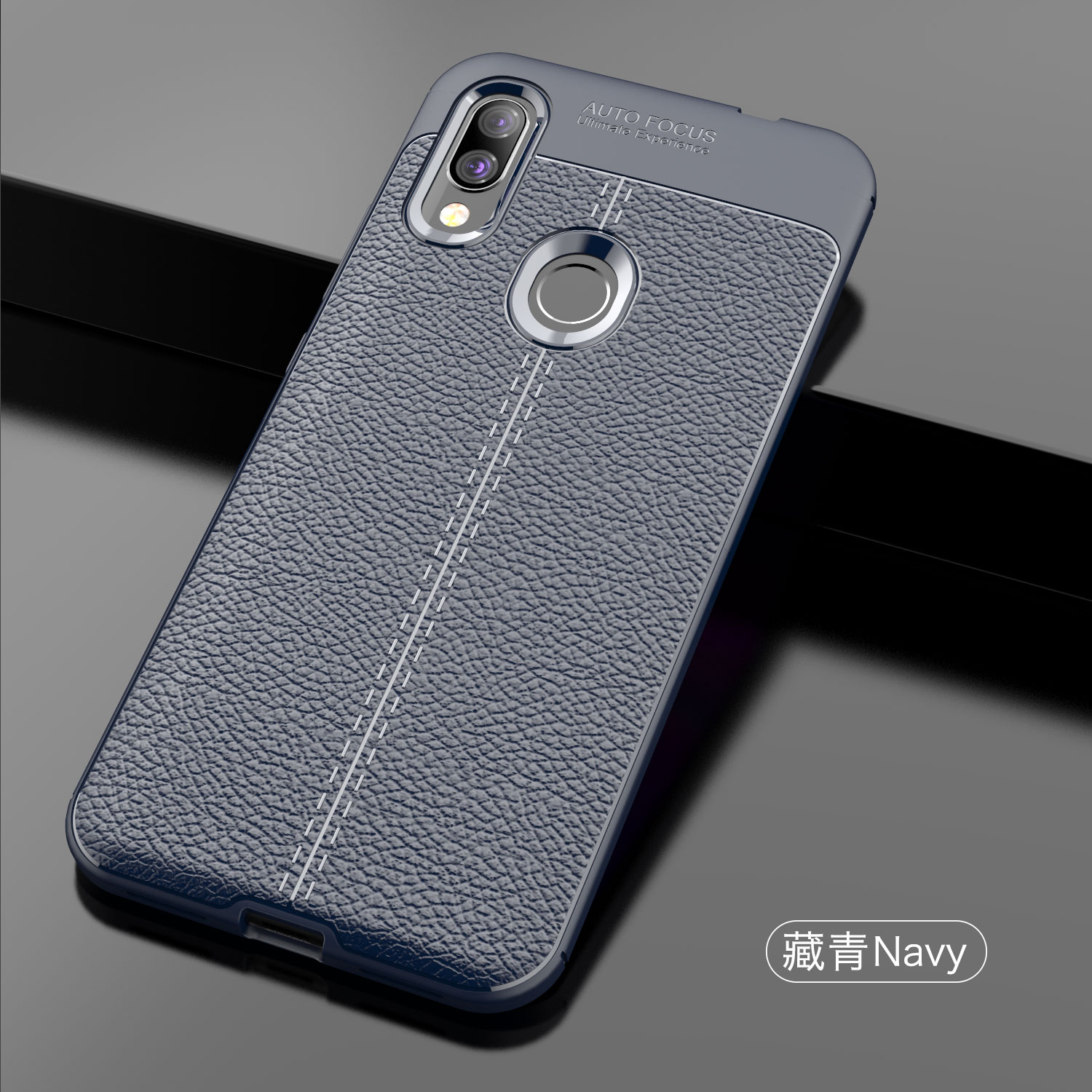 Bakeey-Anti-fingerprint-Litchi-Silicone-Soft-Protective-Case-for-Xiaomi-Redmi-7-Redmi-Y3-Non-origina-1470210-10