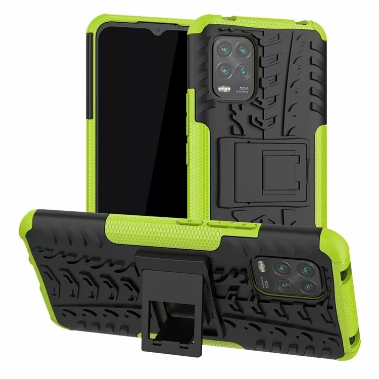 Bakeey-Armor-Shock-Proof-Hard-PC-with-Folded-Stand-Protective-Case-for-Xiaomi-Mi-10-Lite-Non-origina-1714537-13