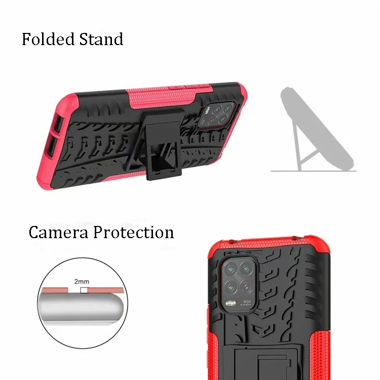 Bakeey-Armor-Shock-Proof-Hard-PC-with-Folded-Stand-Protective-Case-for-Xiaomi-Mi-10-Lite-Non-origina-1714537-7