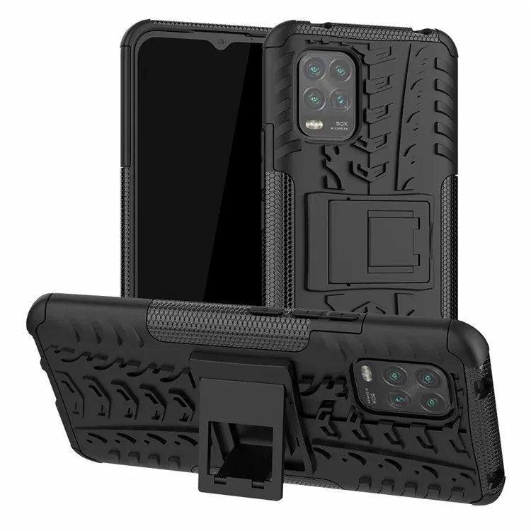 Bakeey-Armor-Shock-Proof-Hard-PC-with-Folded-Stand-Protective-Case-for-Xiaomi-Mi-10-Lite-Non-origina-1714537-9