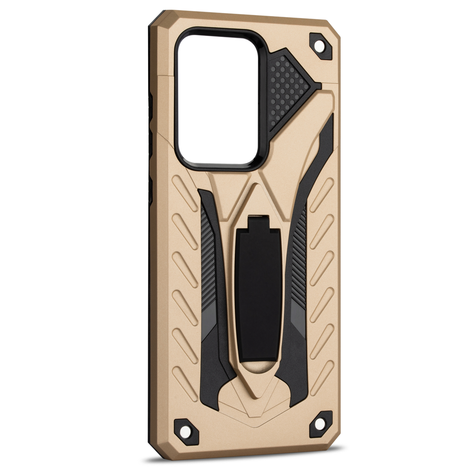 Bakeey-Armor-Shockproof-Anti-Fingerprint-with-Ring-Bracket-Stand-PC--TPU-Protective-Case-for-Samsung-1725980-11