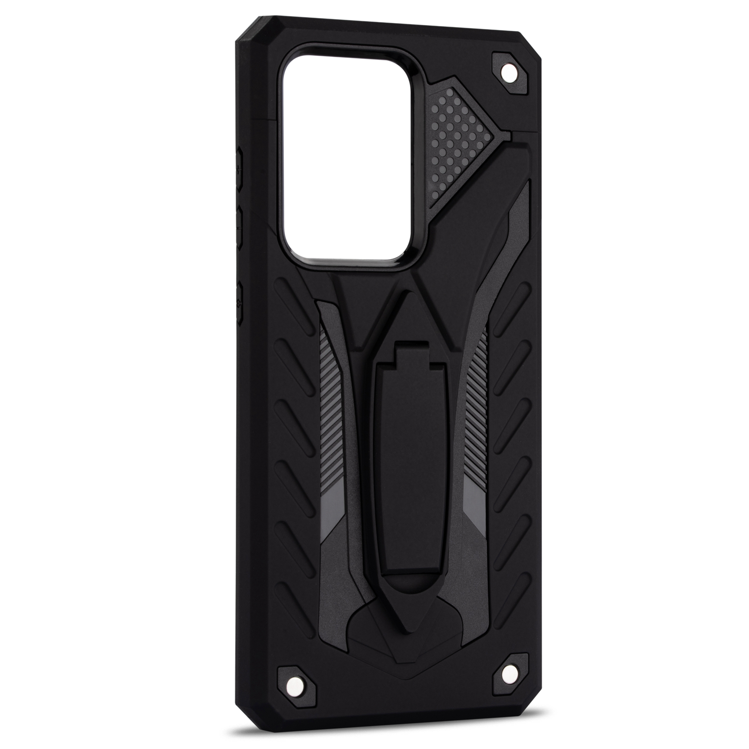 Bakeey-Armor-Shockproof-Anti-Fingerprint-with-Ring-Bracket-Stand-PC--TPU-Protective-Case-for-Samsung-1725980-3
