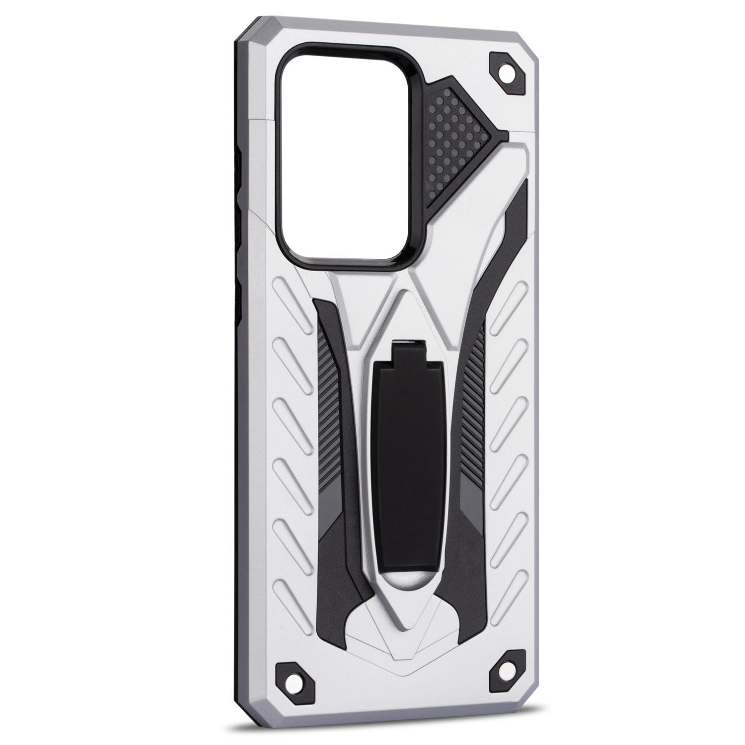 Bakeey-Armor-Shockproof-Anti-Fingerprint-with-Ring-Bracket-Stand-PC--TPU-Protective-Case-for-Samsung-1725980-5