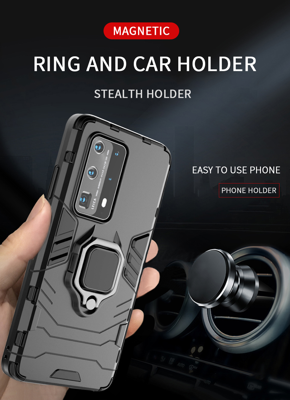 Bakeey-Armor-Shockproof-Magnetic-with-360-Rotation-Finger-Ring-Holder-Stand-PC-Protective-Case-for-H-1744116-6