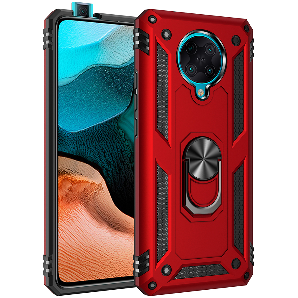 Bakeey-Armor-with-360deg-Degree-Rotatable-Magnetic-Ring-Holder-Shockproof-PC-Protective-Case-for-Poc-1721910-8