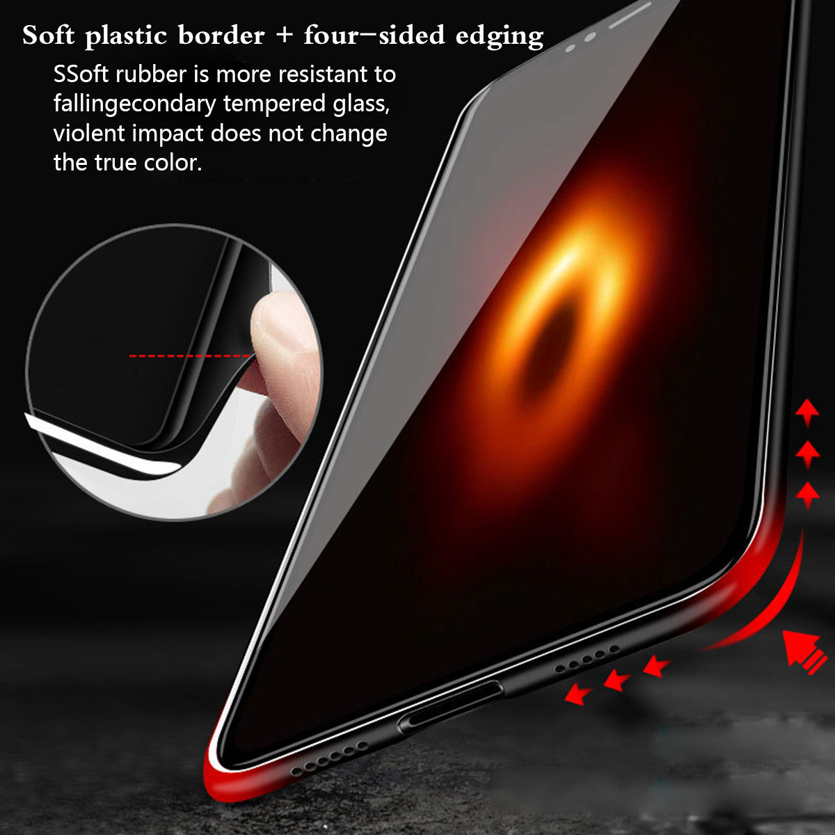 Bakeey-Black-Hole-Scratch-Resistant-Tempered-Glass-Protective-Case-For-Samsung-Galaxy-M20-2019-1462269-2