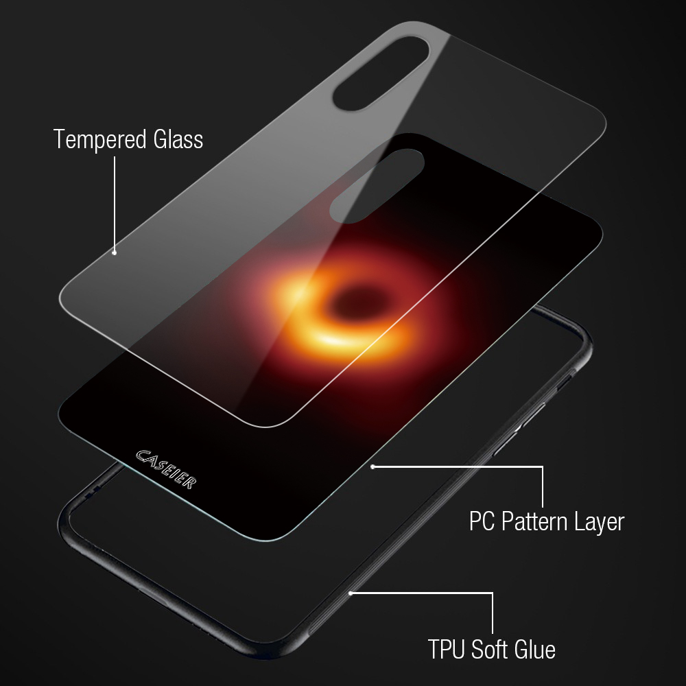 Bakeey-Black-Holes-Collapsar-Hard-Tempered-GlassSoft-TPU-Protective-Case-For-Xiaomi-Mi-8-Non-origina-1471097-1