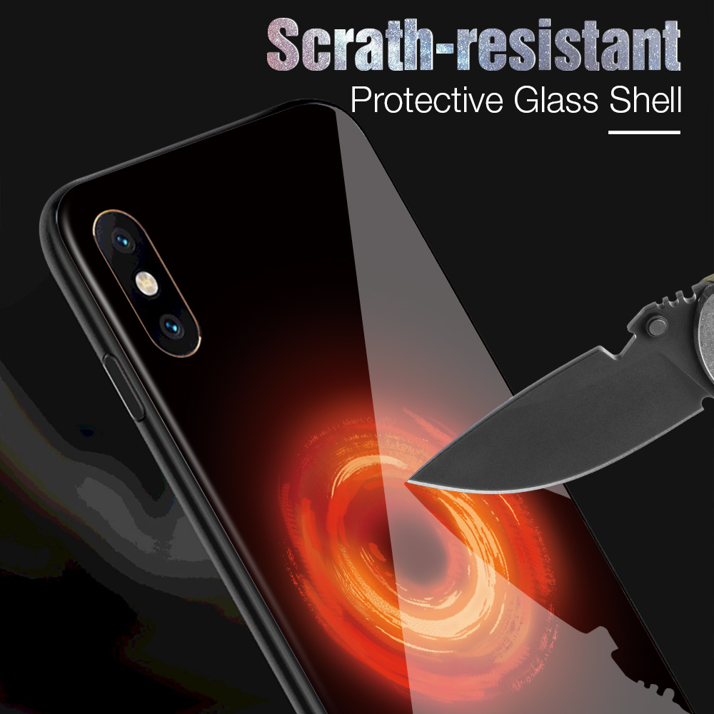 Bakeey-Black-Holes-Collapsar-Hard-Tempered-GlassSoft-TPU-Protective-Case-For-Xiaomi-Mi-8-Non-origina-1471097-2