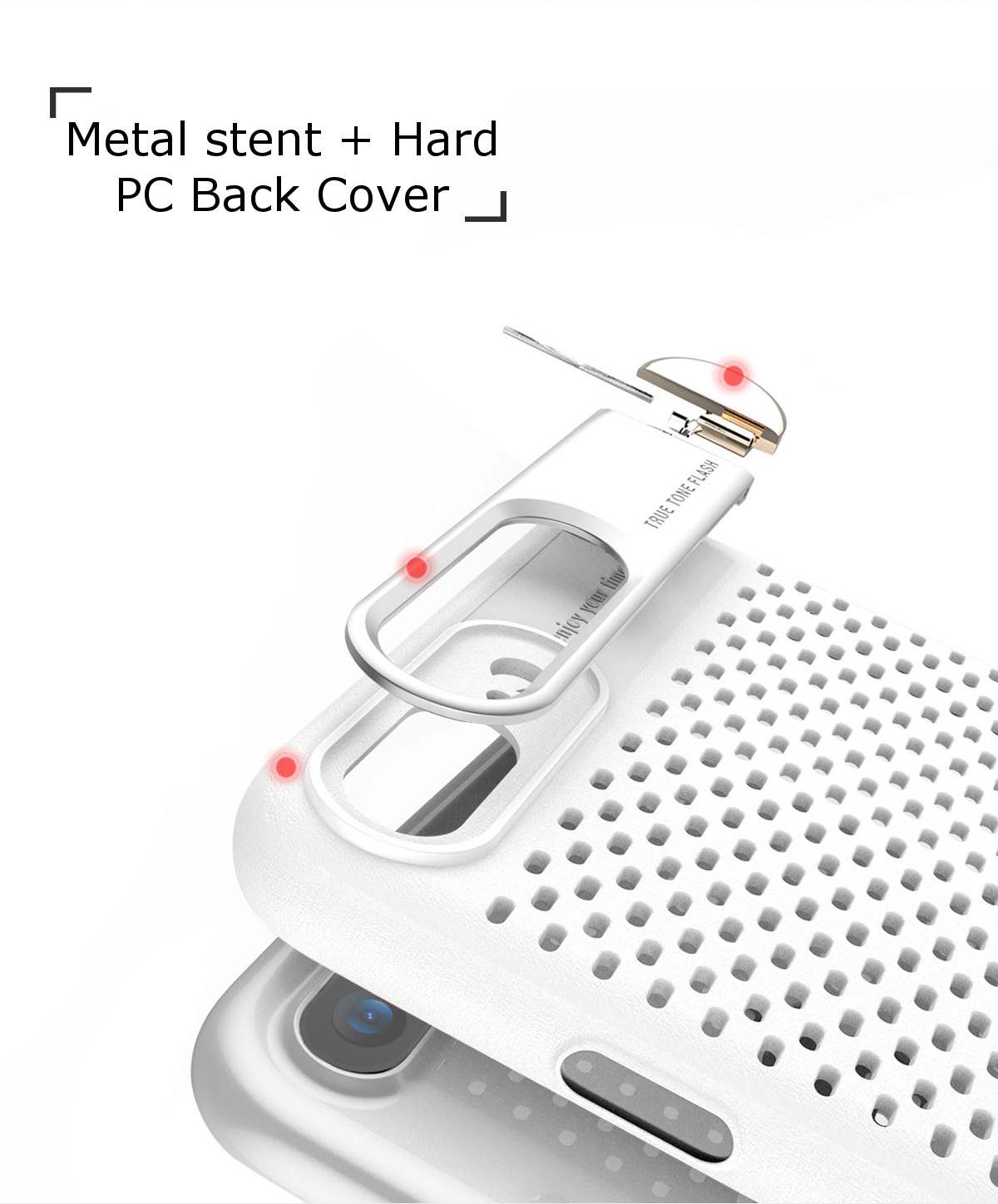 Bakeey-Bracket-Dissipating-Heat-Hard-PC-Case-for-iPhone-78-7Plus8Plus-1272543-2