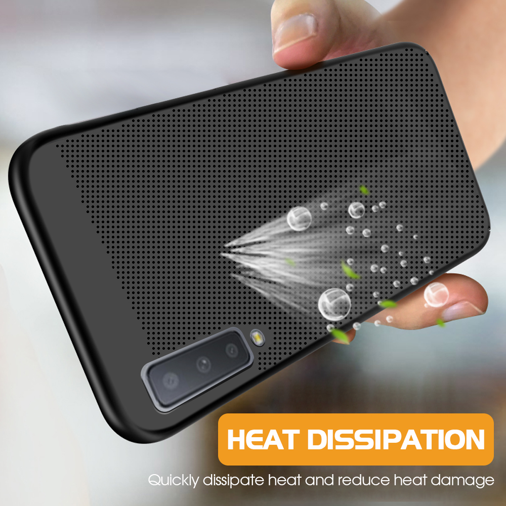 Bakeey-Breathable-Anti-Fingerprint-Hard-PC-Protective-Case-For-Samsung-Galaxy-A7-2018-1471863-1