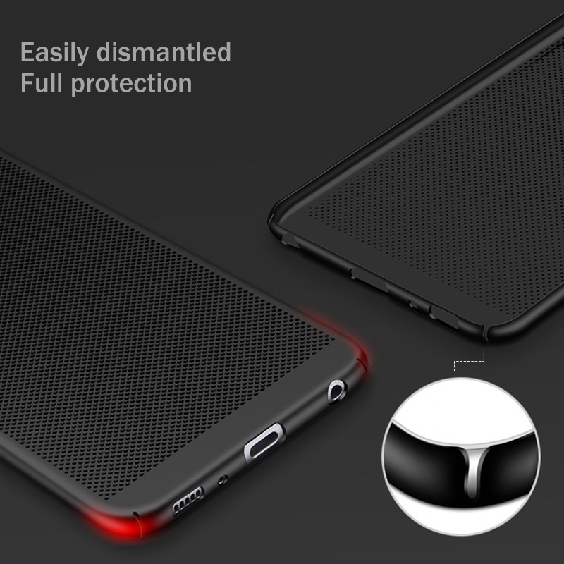 Bakeey-Breathable-Anti-Fingerprint-Hard-PC-Protective-Case-For-Samsung-Galaxy-A7-2018-1471863-5