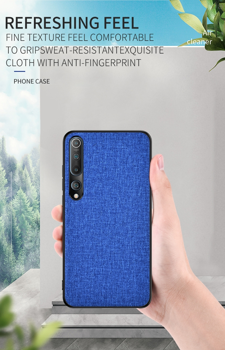 Bakeey-Breathable-Canvas-Cloth-Sweatproof-Shockproof-Protective-Case-Back-Cover-for-Xiaomi-Mi10-Mi-1-1732872-3