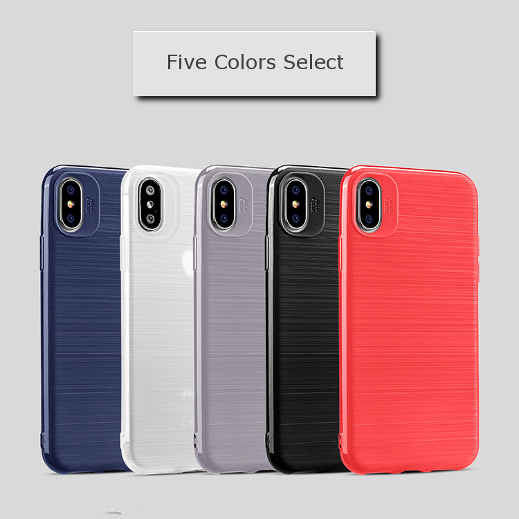 Bakeey-Brushed-Pattern-Shock-Resistant-Soft-TPU-Case-for-iPhone-X-1245950-1
