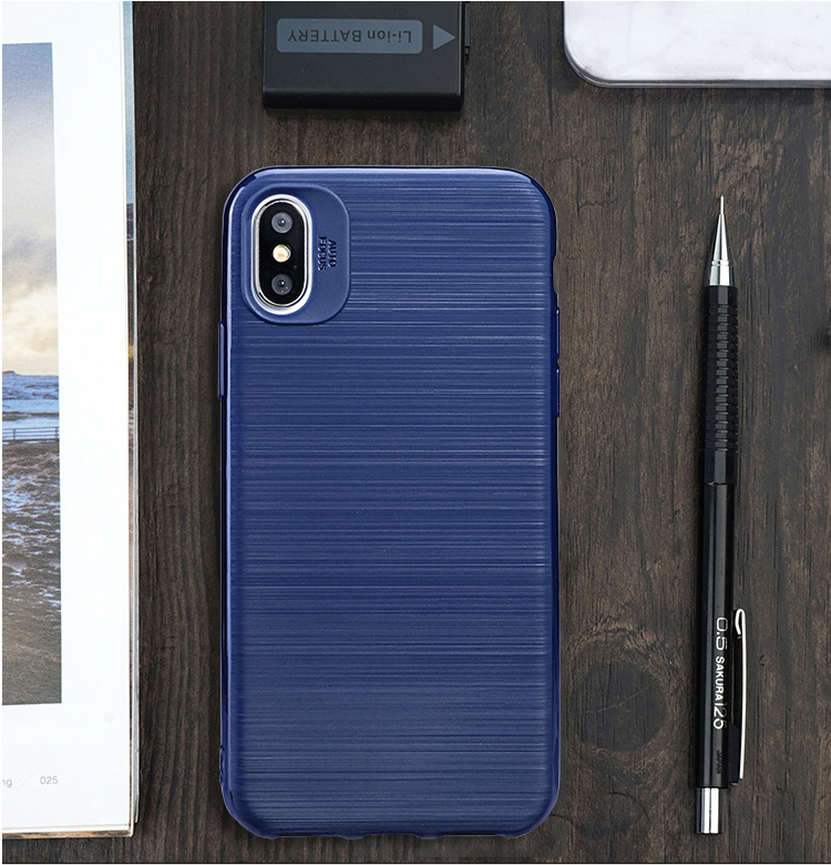 Bakeey-Brushed-Pattern-Shock-Resistant-Soft-TPU-Case-for-iPhone-X-1245950-2