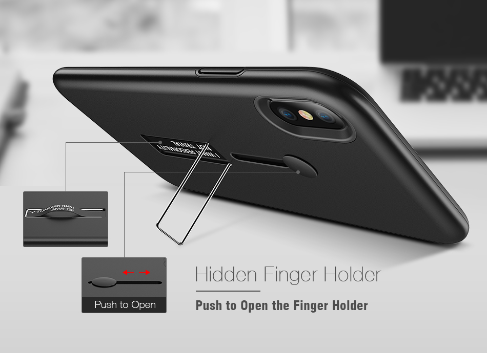 Bakeey-Built-in-Adjustable-Kickstand-Strap-Grip-Case-For-iPhone-X-1173649-5