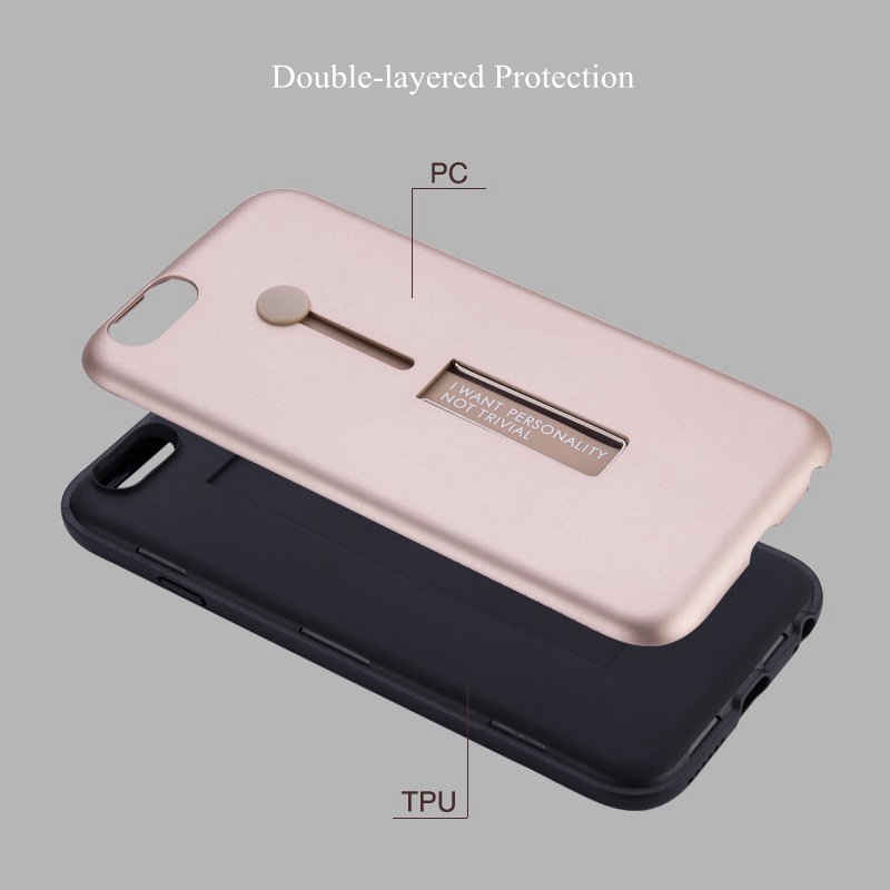 Bakeey-Built-in-Kickstand-Strap-Grip-PCTPU-Protective-Case-For-iPhone-66s-47-Inch-1163449-3