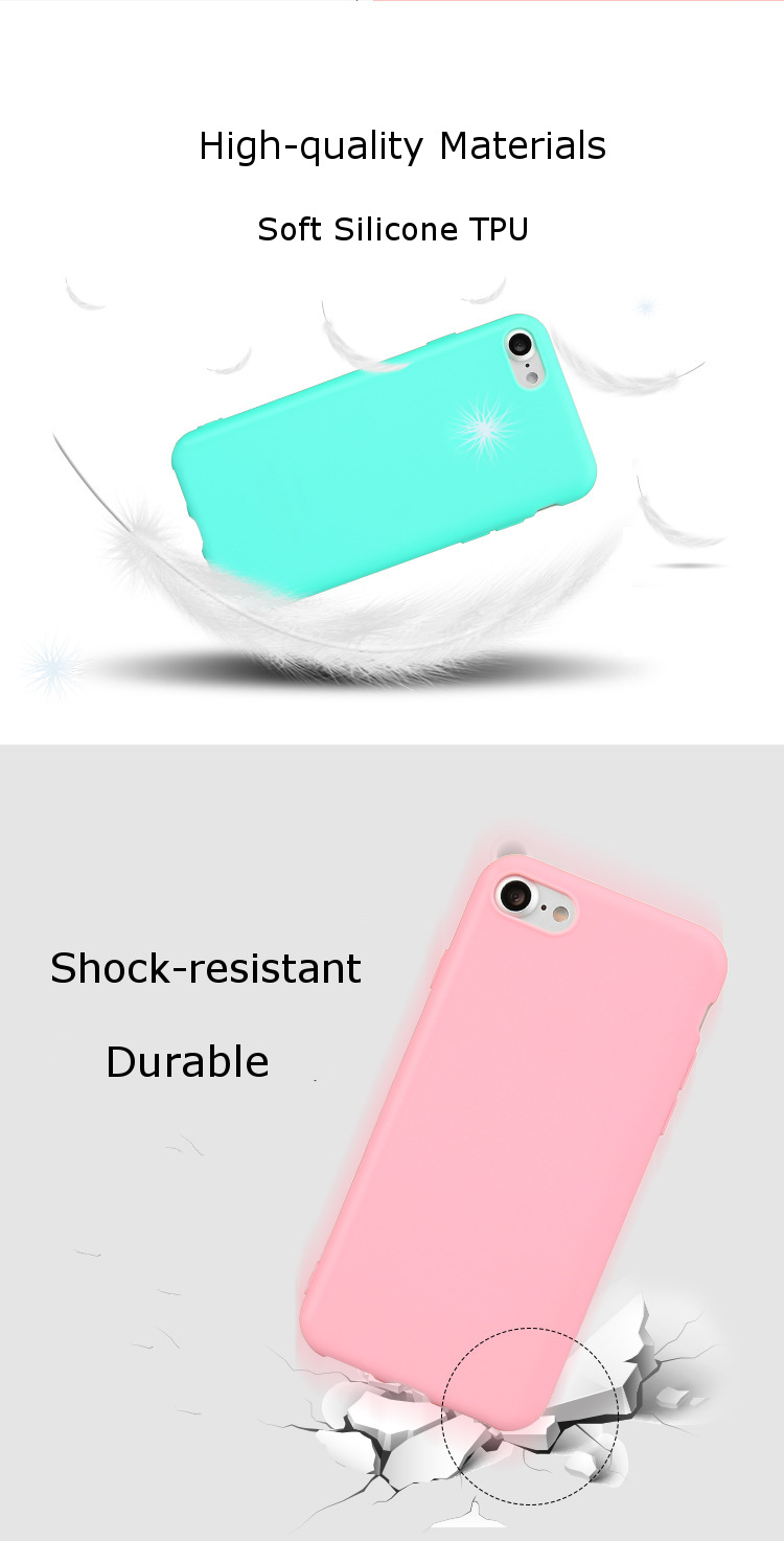 Bakeey-Candy-Color-Matte-Soft-Silicone-TPU-Case-for-iPhone-66s-1265370-2