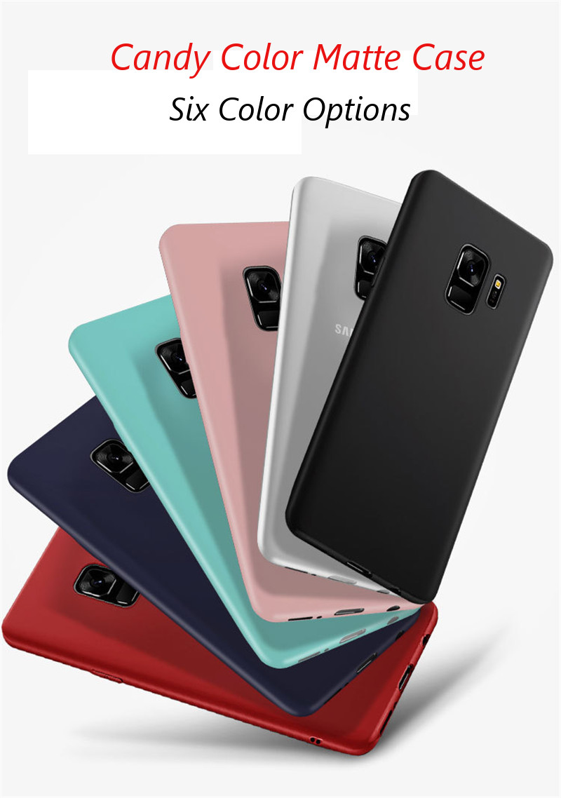 Bakeey-Candy-Color-Matte-Soft-TPU-Protective-Case-for-Samsung-Galaxy-S9-1284143-1
