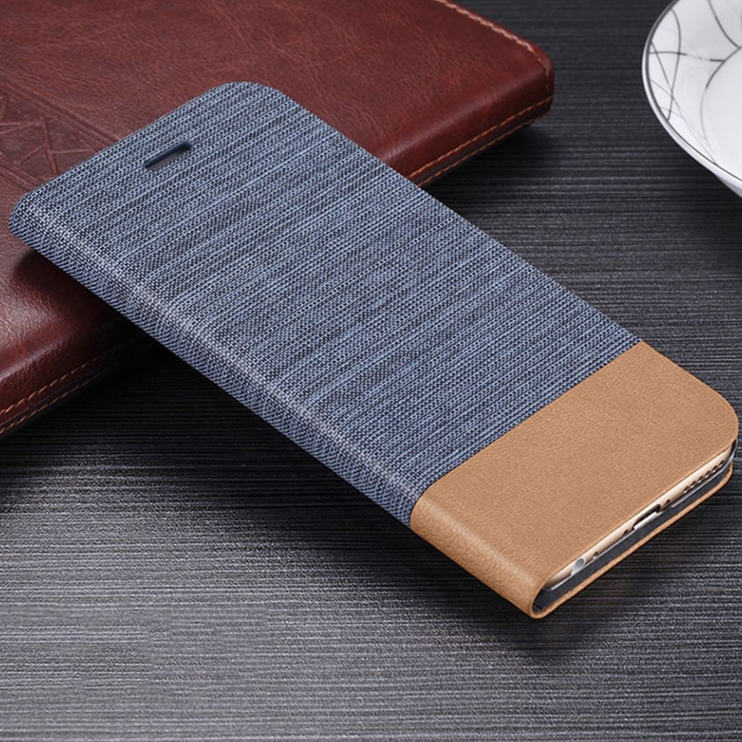 Bakeey-Canvas-Pattern-Flip-with-Card-Holder-Stand-Shockproof-PU-Leather-Full-Cover-Protective-Case-f-1725535-5