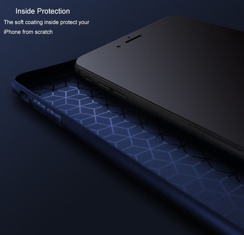 Bakeey-Carbon-Fiber-Texture-Anti-Fingerprint-PP-Case-For-iPhone-7-Plus8-Plus-1152666-6