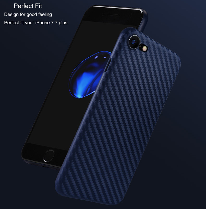 Bakeey-Carbon-Fiber-Texture-Anti-Fingerprint-PP-Case-For-iPhone-7-Plus8-Plus-1152666-7