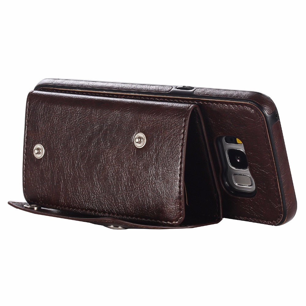 Bakeey-Classic-PU-Leather-Wallet-Card-Slots-Bracket-Protective-Case-for-Samsung-Galaxy-S8-1286285-6